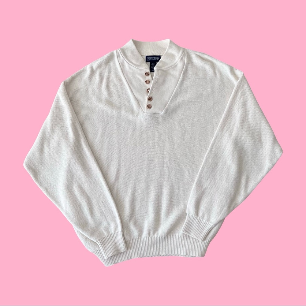 Vintage Land’s End Button Up Sweater
